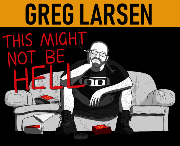 Greg Larsen poster commissioned illustration: 